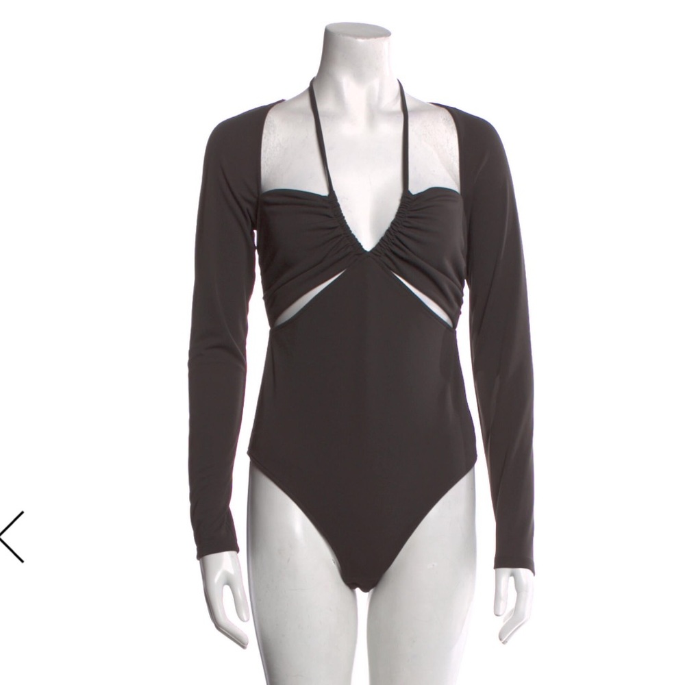 NICHOLAS Slate Gray Bodysuit